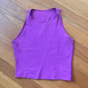 High Neck American Apparel Crop Top